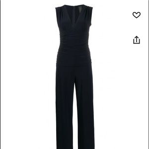 Norma Kamali black jumpsuit